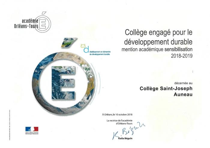 Diplome e3d initiation 2018 2020