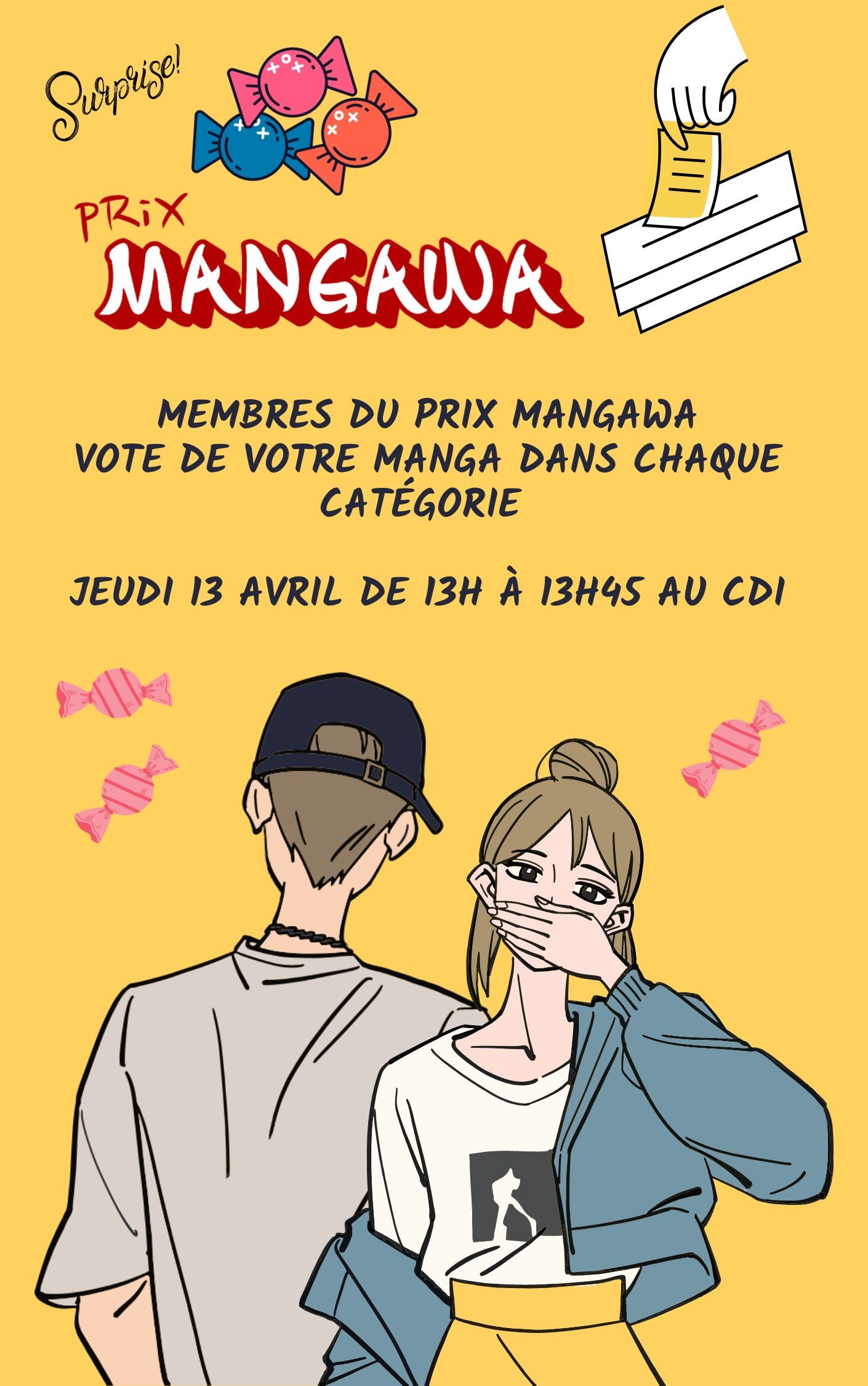 Vote Prix de lecture Mangawa