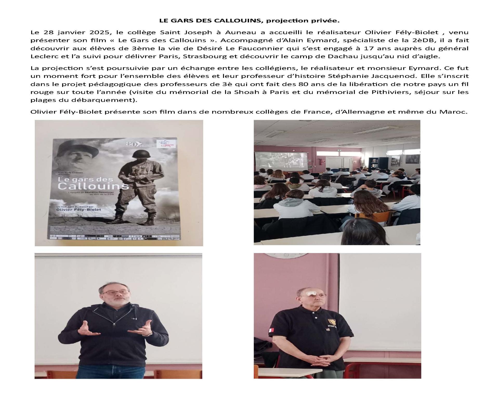 Le gars des callouins page 1