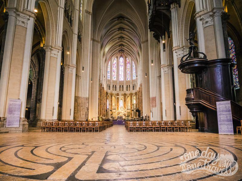 Visiter chartres labyrinthe cathedrale